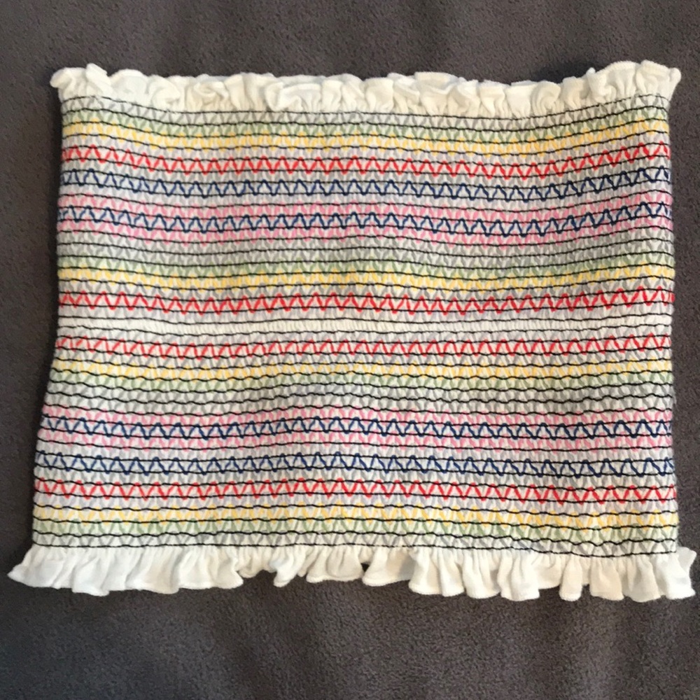 ☆forever 21 smocked tube top ☆